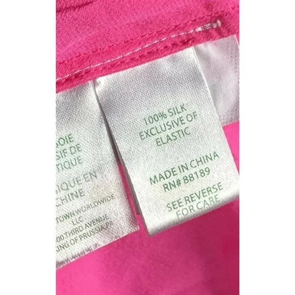 Lilly Pulitzer Pink Smocked Blouse Medium EUC - Picture 7 of 8